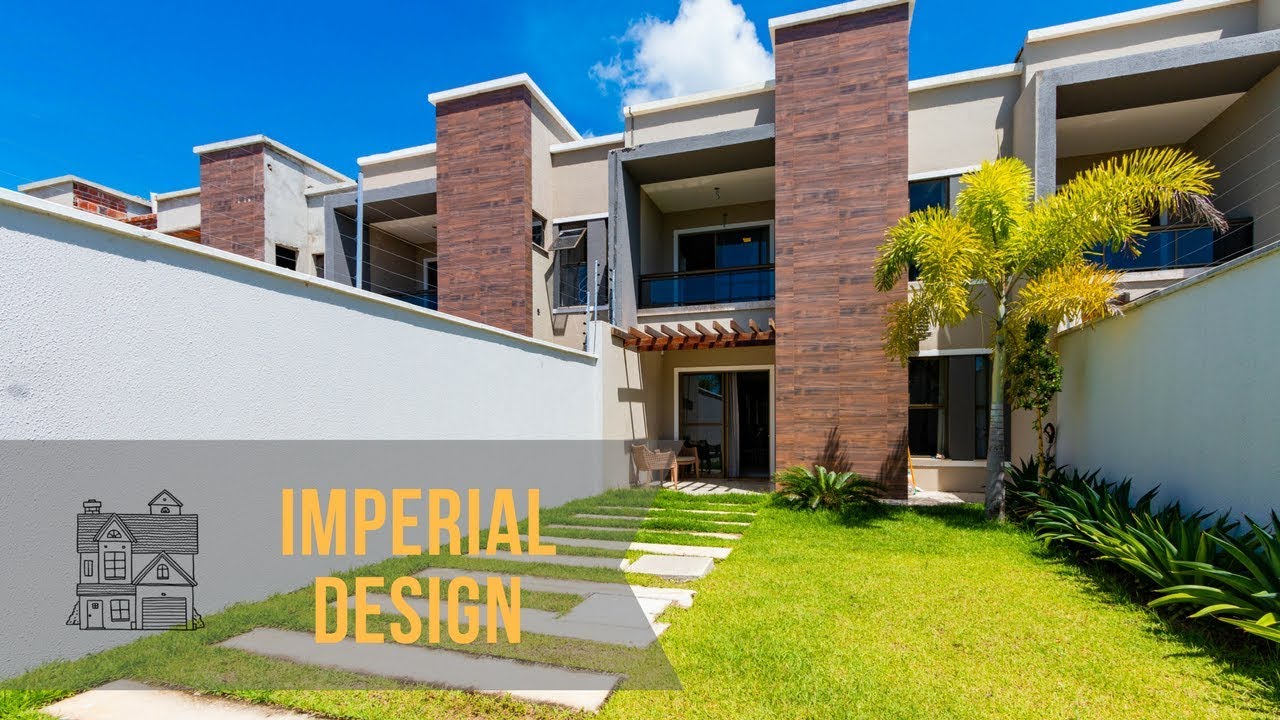 IMPERIAL DESIGN - CASAS DUPLEX EM RUA SEM SAIDA NO EUSEBIO CEARA