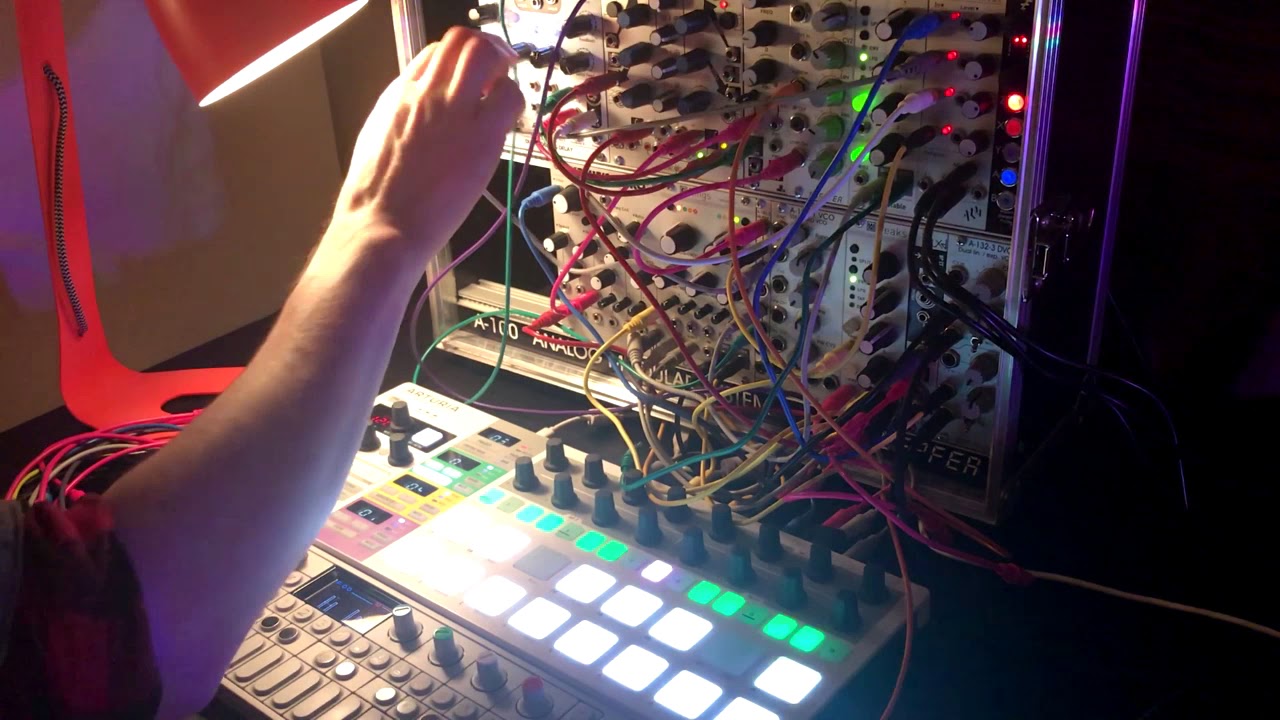 Eurorack House Music ~ 4MS DLD, OP1, Akemie's Taiko