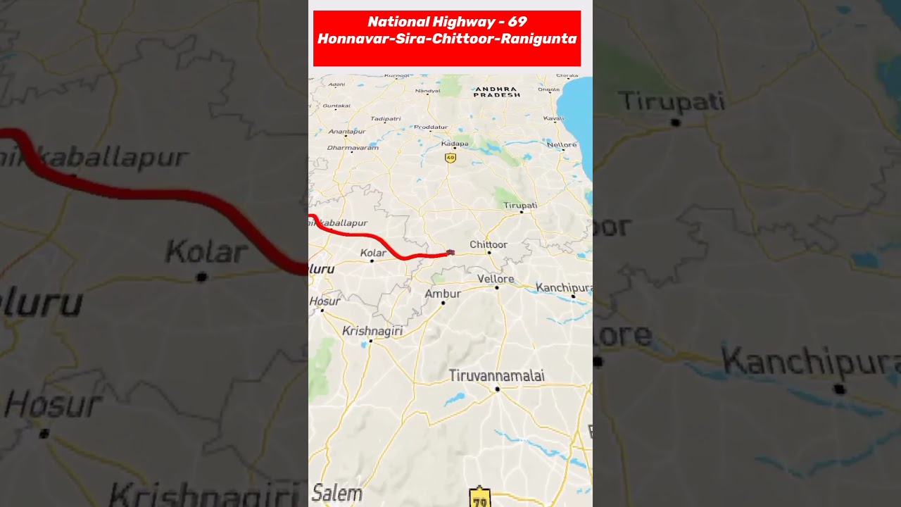 NH 69 🛣️ 🛣️ in Karnataka and Andhra Pradesh| National Highway 69 #indianrailways #highway