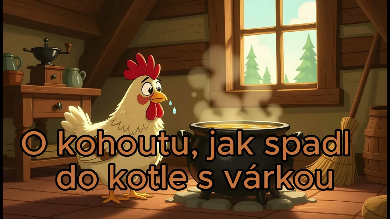 Audio pohádka | O kohoutu, jak spadl do kotle s várkou | Pohádky na spaní pro děti