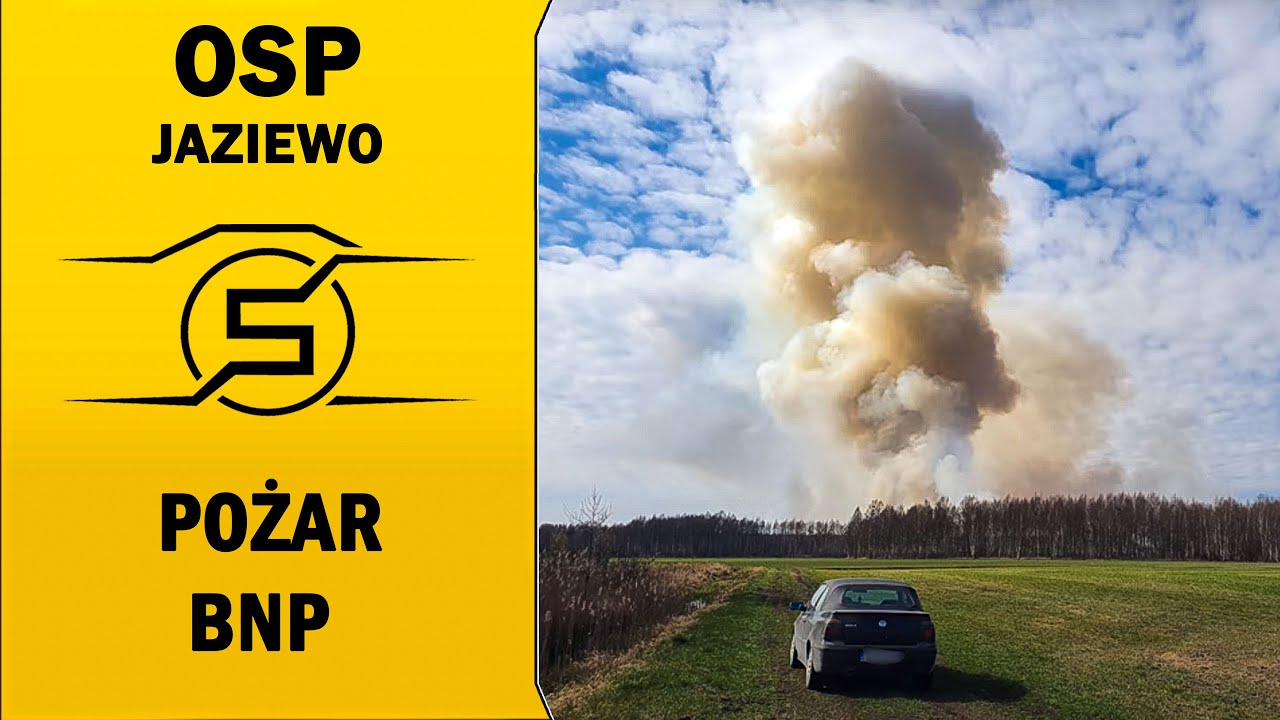 🔥 POŻAR BIEBRZAŃSKIEGO PARKU NARODOWEGO! 🔥 - OSP JAZIEWO