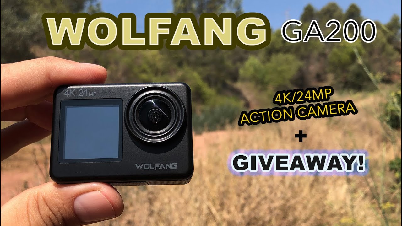 WOLFANG GA200 4K/24MP ACTION CAMERA - FULL LENGTH REVIEW & GIVEAWAY!