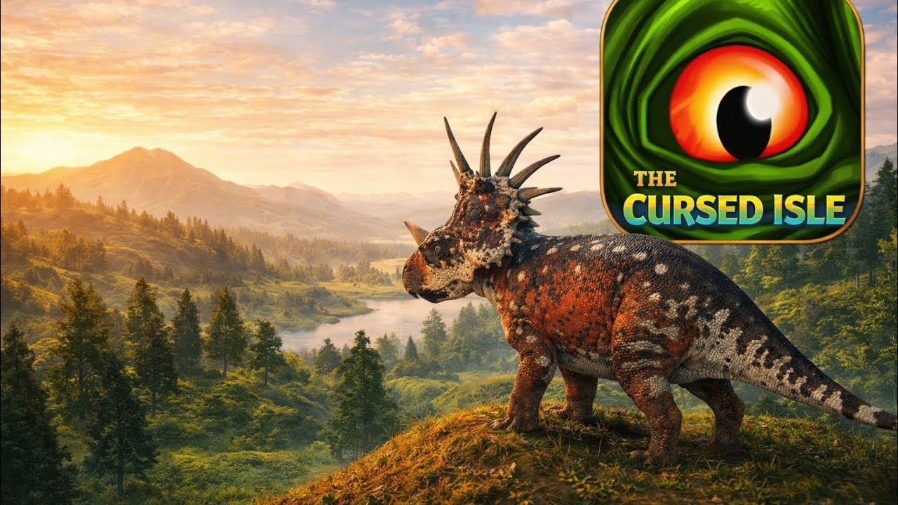 O pequeno STYRACOSSAURUS solitário.