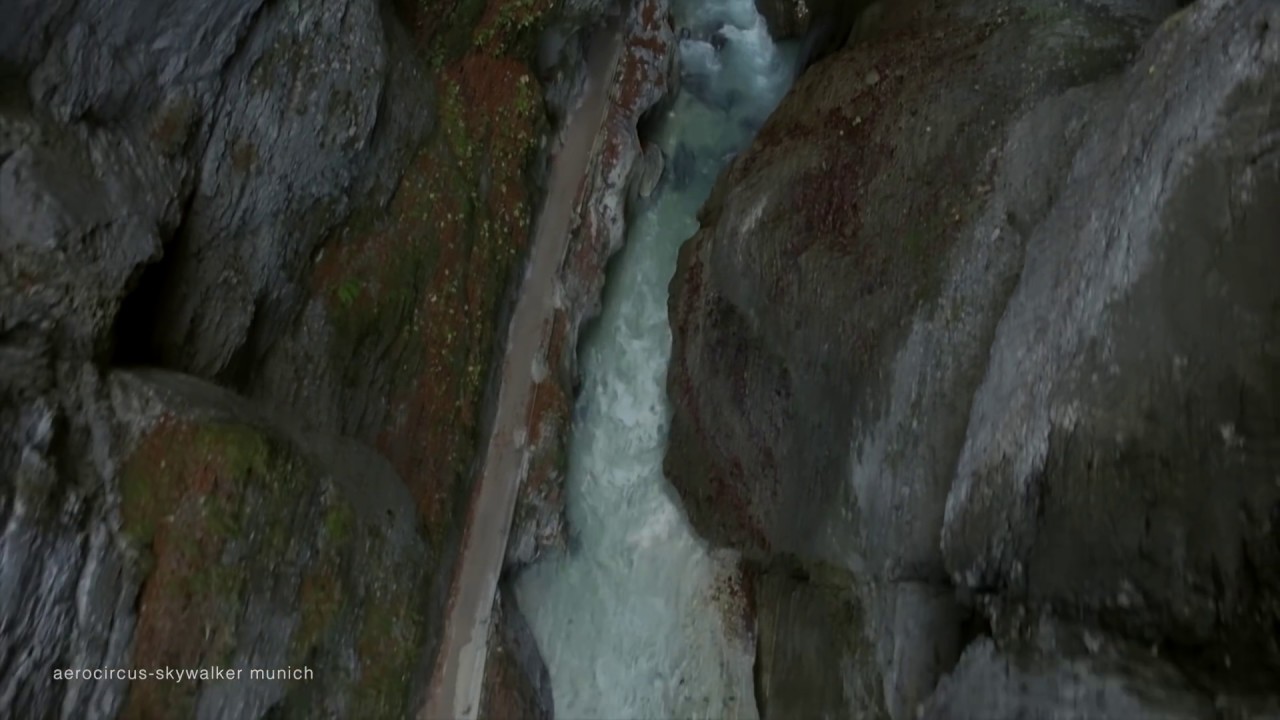 Partnachklamm - spektakulärer Flug durch die Partnachklamm