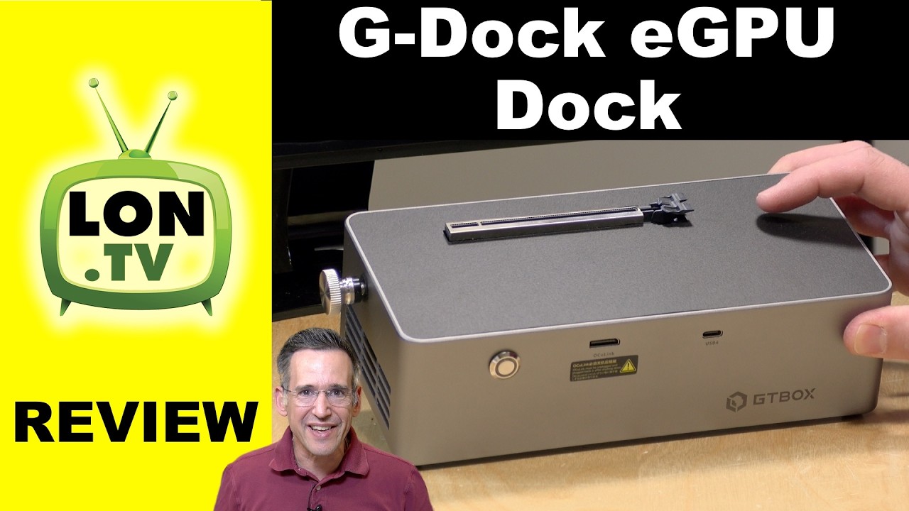 GTBox G-Dock Review - eGPU Dock for Oculink/Thunderbolt/USB 4 With Integrated Power Supply!