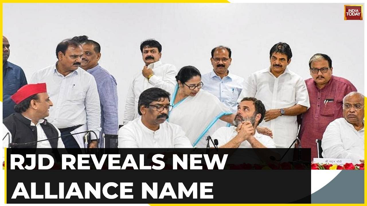 RJD Reveals New Alliance Named I.N.D.I.A, Indian Nat'l Democratic Inclusive Alliance