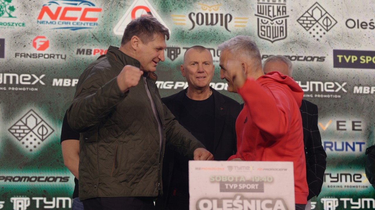 GOŁOTA vs BARTNIK na ważeniu Oleśnica Boxing Night, walka wieczoru Kuździeń vs Balic