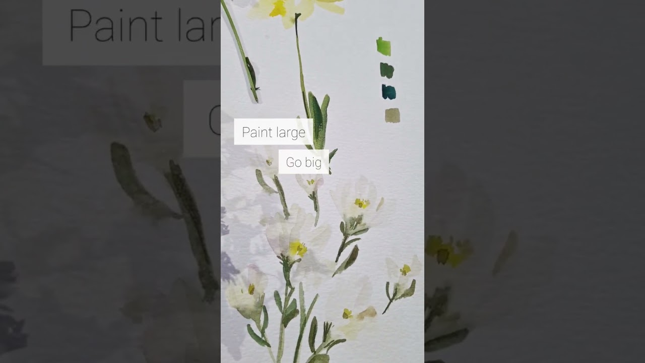 My secret to loose florals