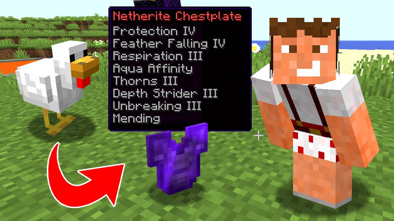 Paso Minecraft pero Los Huevos Dejan Loot Super Poderoso