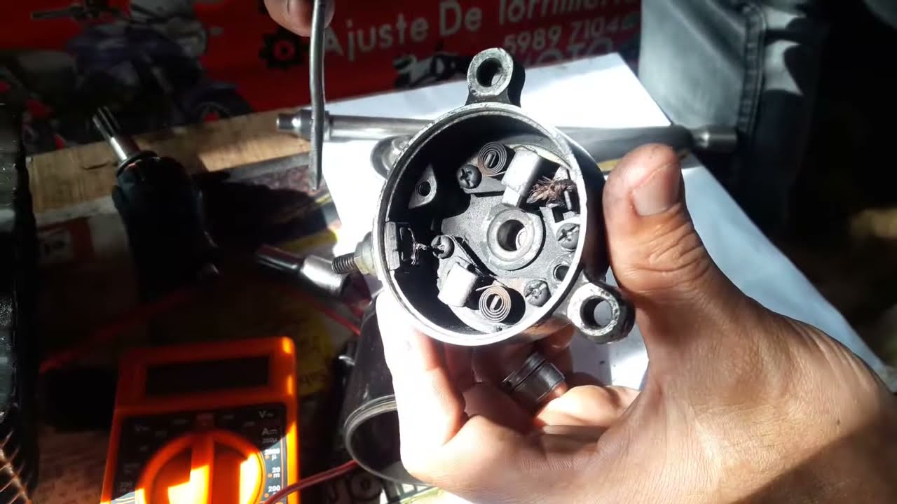 Como desarmar un starter (Motor de arranque) pulsar 135 discover
