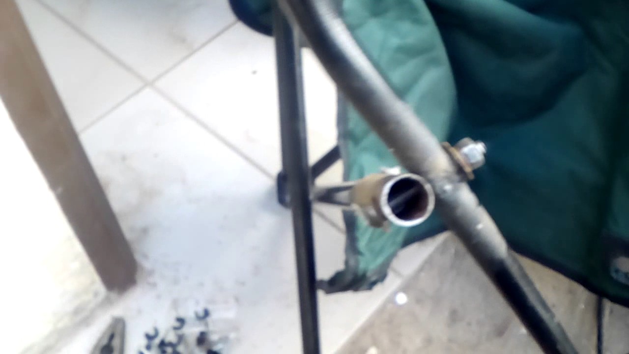 Como arreglar silla de pescar plegable parte 1