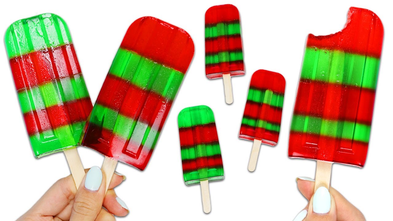How to Make Christmas Gummy Popsicles!