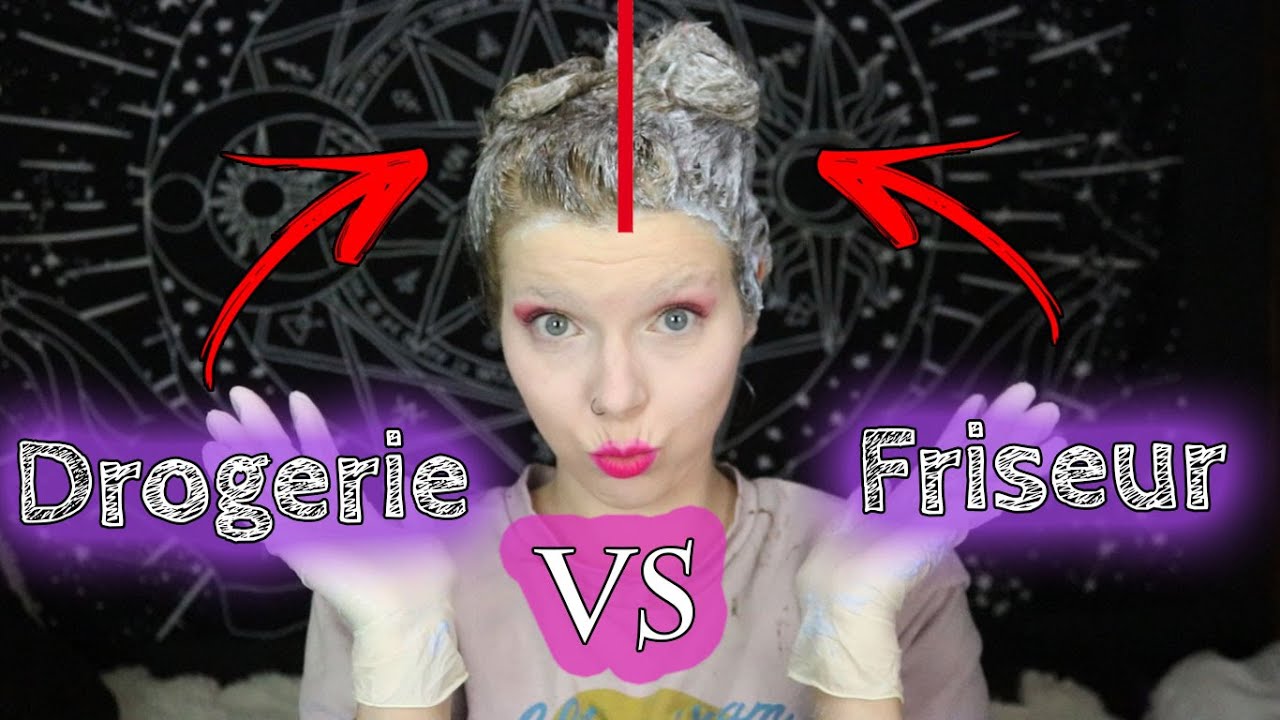 FRISEURIN testet BLONDIERUNG - DROGERIE VS FRISEUR-PRODUKT - Schwarze Haare aufhellen