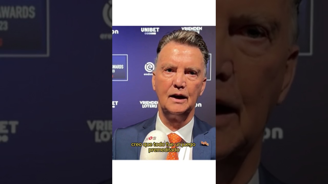 VAN GAAL HABLA DEL MUNDIAL ROBADO POR MESSI 😳🔥