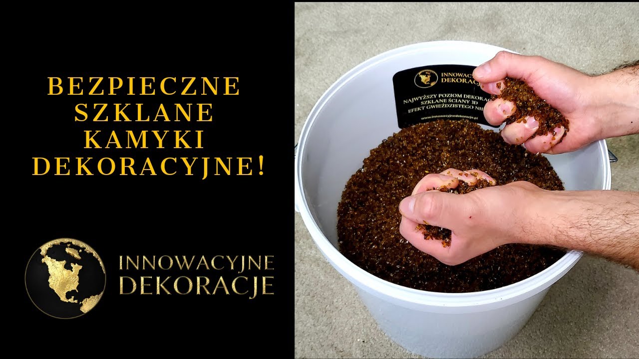 Bezpieczny szklany grys dekoracyjny - dekoracyjne kamyki szklane! 