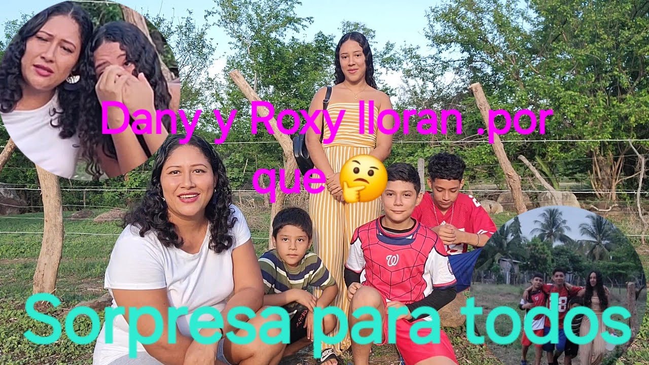 ROXY LES DA UNA GRAN SORPRESA..CON LAGRIMAS EN MIS HOJOS 🥹😭lloramos de alegría