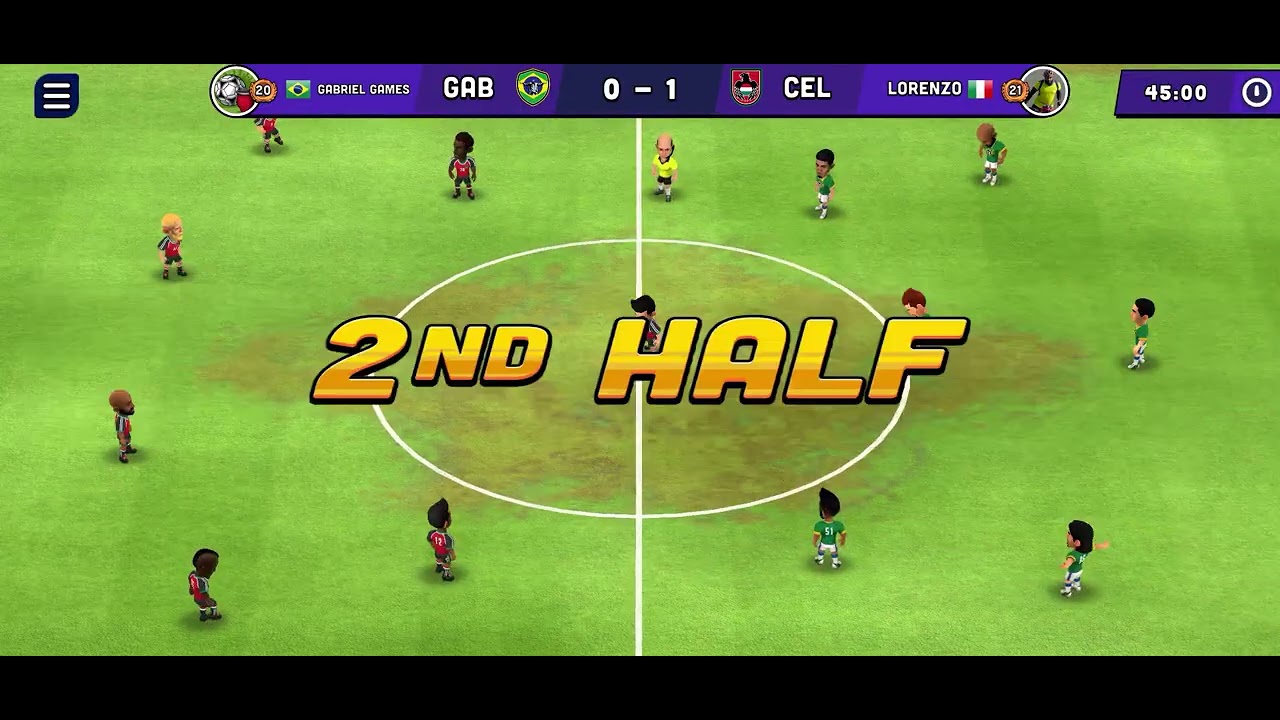 Jogando Mini futebol parti 1