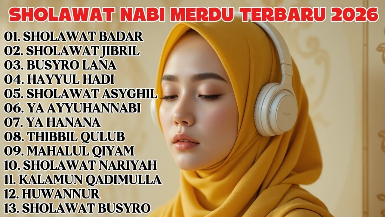 Sholawat Penarik Rezeki Paling Dicari 2026 | Jibril, Badar, Nariyah Nonstop