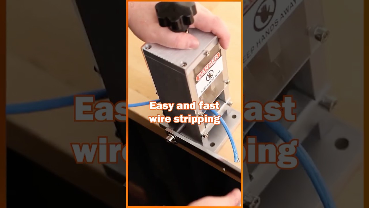 You'll Never Waste Time Making Repeated Adjustments with VEVOR Manual Wire Stripping Machine ⚡