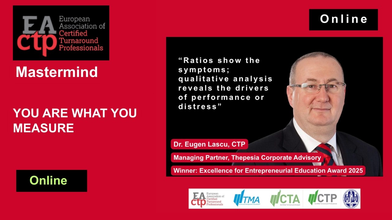 Dr Eugen Lascu, CTP Why Ratios Tell the Past But Context Sells the Future