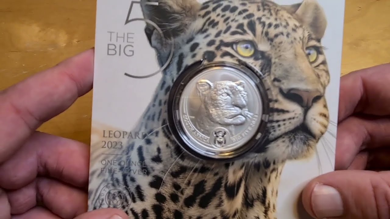 The Big 5 Leopard 1oz Silver 2023 Coin