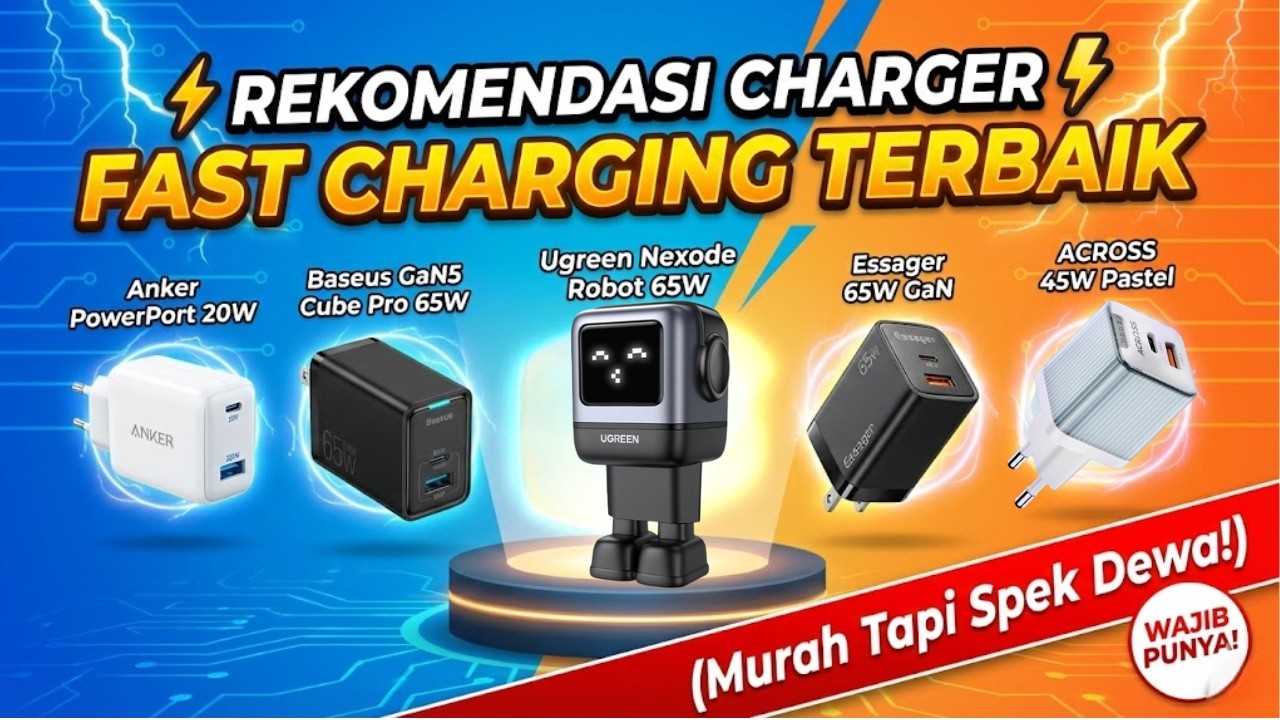 NYESEL BARU TAU! 5 Charger HP Terbaik & Teraman 2026 (iPhone & Android)
