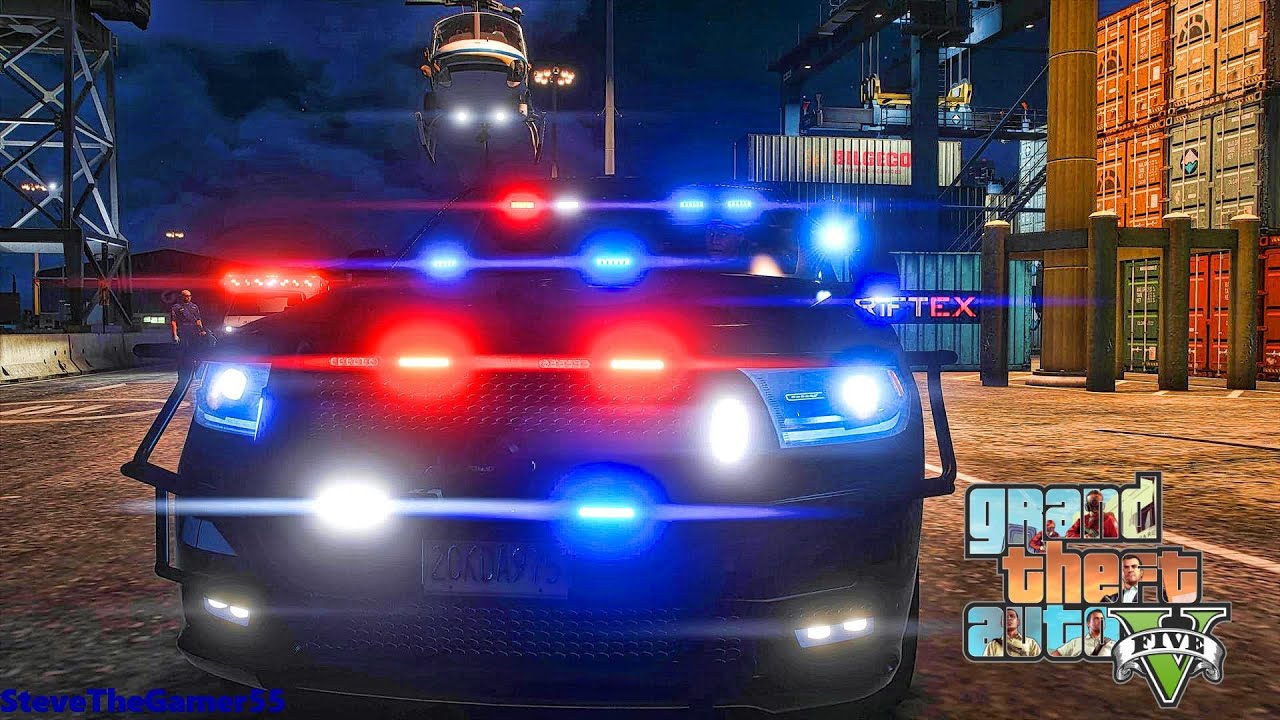 Играю в GTA 5 за ПОЛИЦЕЙСКОГО Gang Unit Patrol🔥🔥|| GTA 5 Lspdfr Mod| 4K