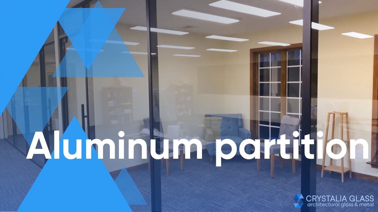 A Great Solution for Your Office - Aluminum Glass Partition by Crystalia Glass