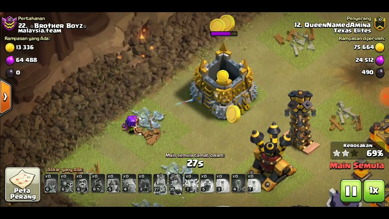 CWL2023 BASE TH10 MAX DEFEND  ANTI 3 BINTANG