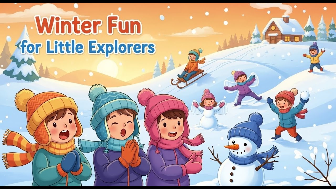 Winter Fun for Little Explorers... A Fun Kids Song