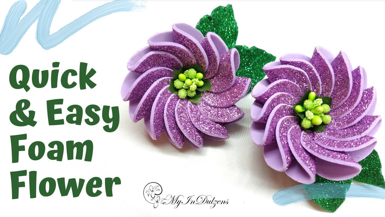 D.I.Y. QUICK & EASY FOAM FLOWER