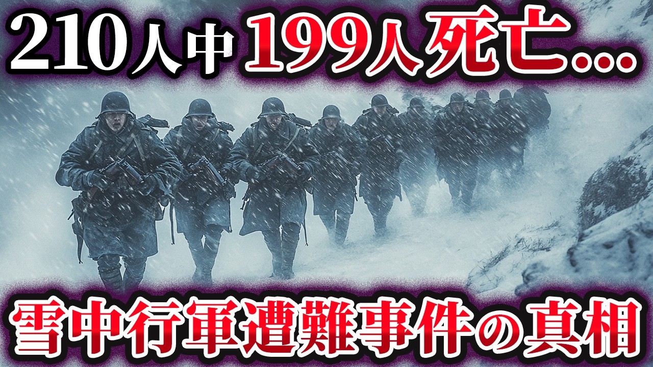 【ゆっくり解説】日本陸軍最悪の人災『八甲田雪中行軍遭難事件』の真相
