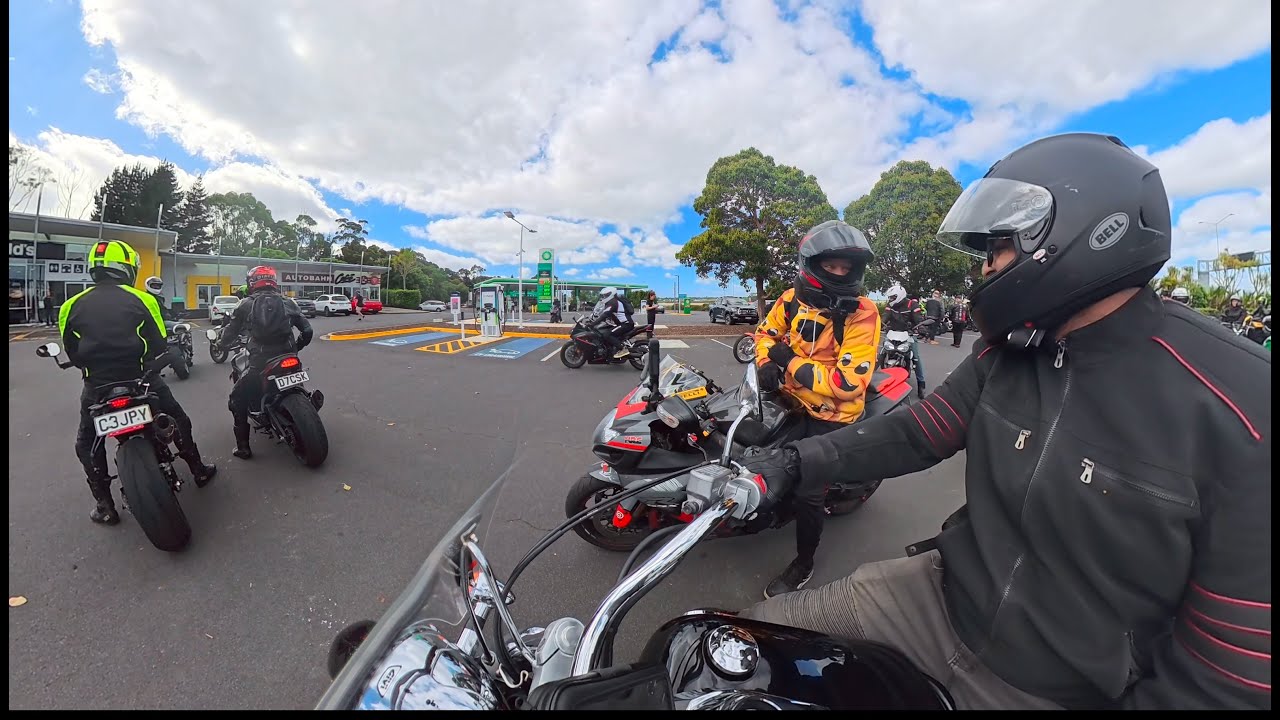 Weekend ride with NZ Srilankan riders to port waikato