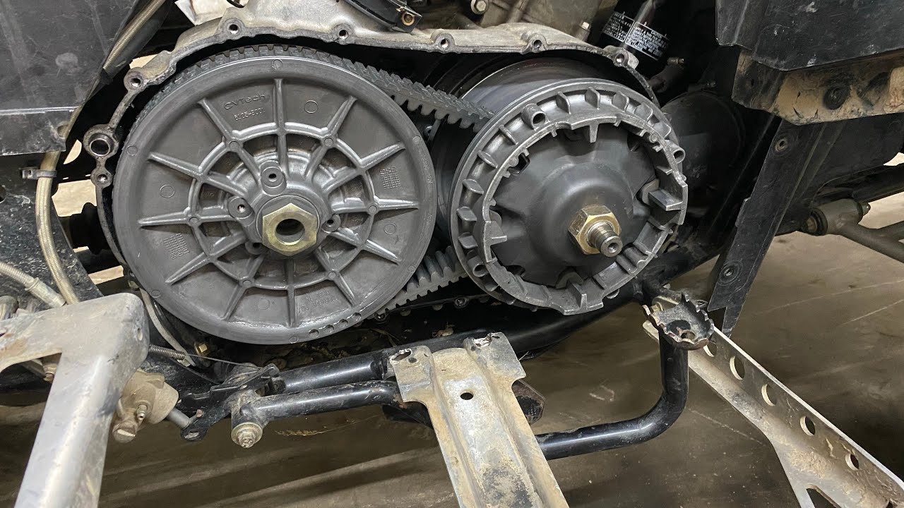 How to remove the belt on a Arctic Cat 650 ATV 