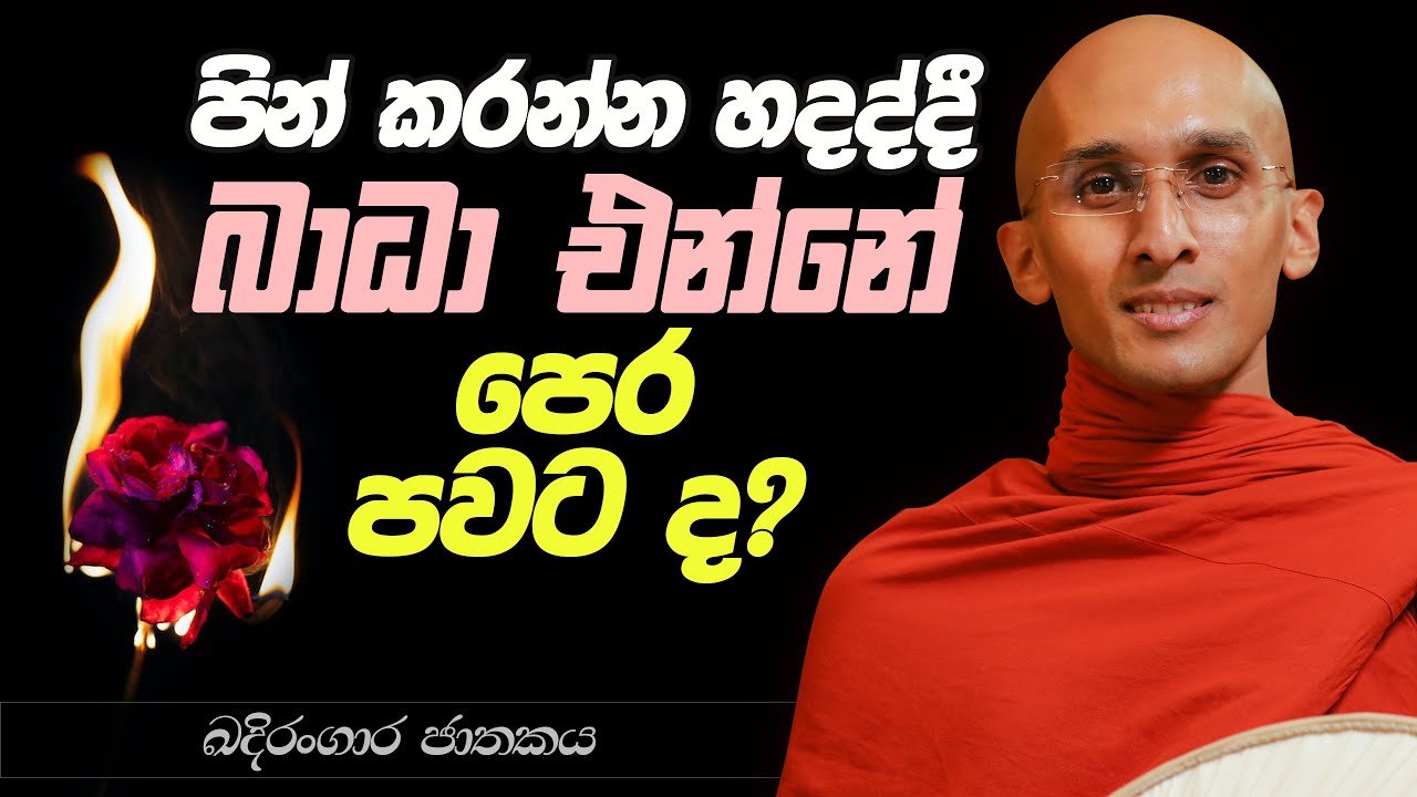 40. පින් කරන්ට හදද්දී බාධා එන්නේ පෙර පවකටද? (කදිරංගාර ජාතකය) | නුවණ වැඩෙන බෝසත් කථා  | 2023-06-12