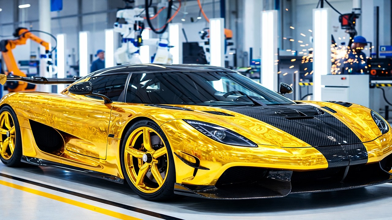 Forging the Core: Gold-Reinforced Carbon Fiber Monocoques for the Koenigsegg Jesko