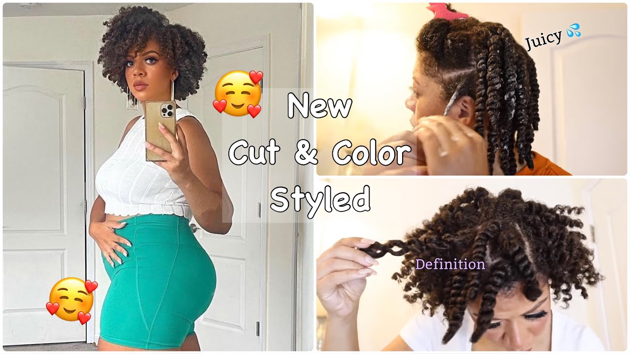 Unveiling My New Colored Hair: My First Styling Experience! Twist Out On Natural Hair 🤎