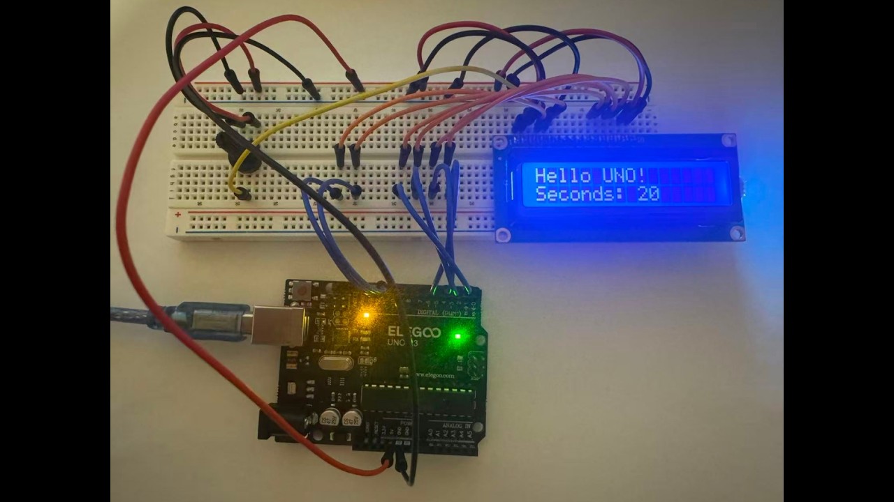 Arduino UNO R3 | LCD1602 Display Tutorial | Beginner Friendly