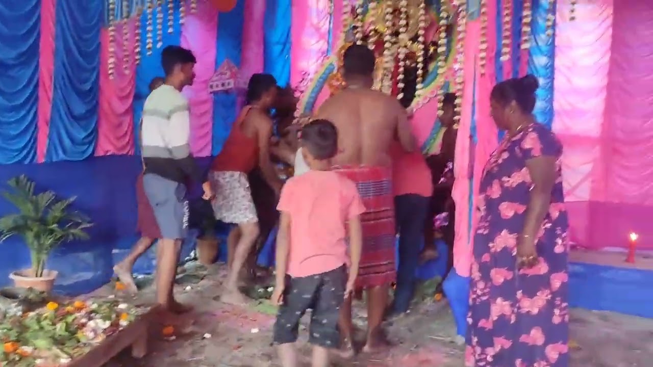 এক সাথে তিনটি ঠাকুর ভাসানের ভিডিও📹 #long#video#payel jana