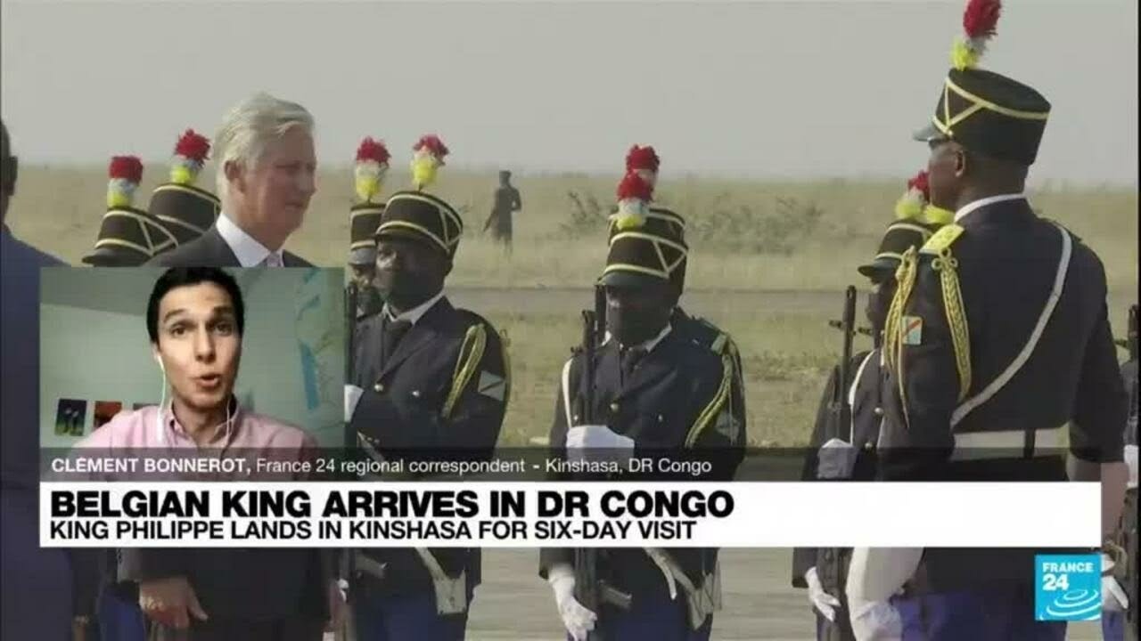 DR Congo: King Philippe lands in Kinshasa for six-day visit &bull; FRANCE 24 English