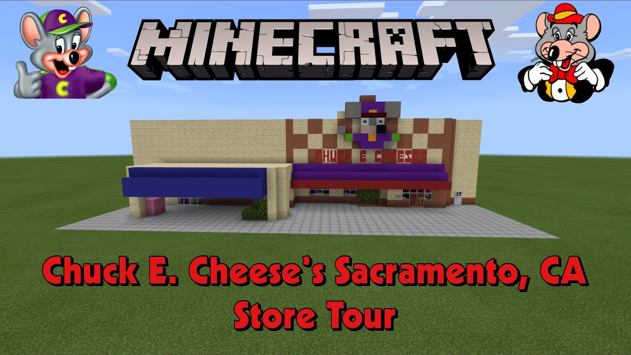 Экскурсия по магазину Minecraft Chuck E. Cheese's в Сакраменто, Калифорния