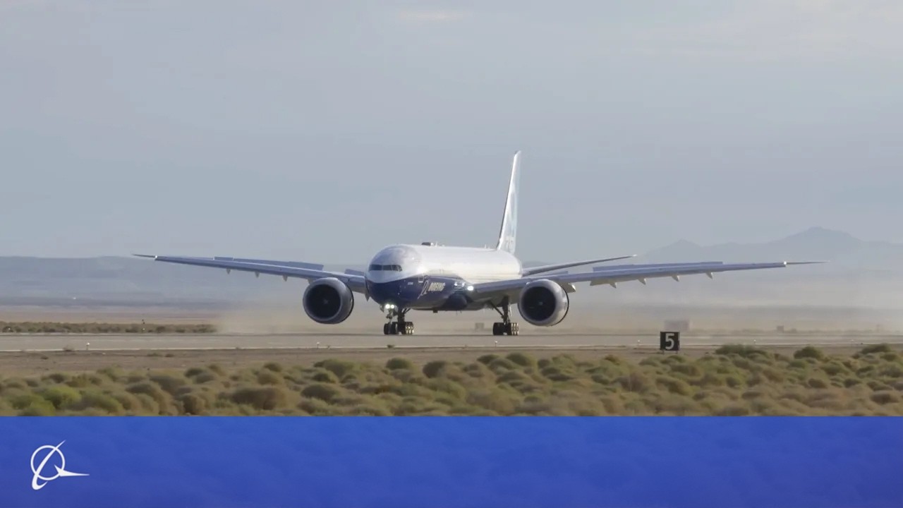 See the Boeing 777-9 Maximum Brake Energy Certification Testing