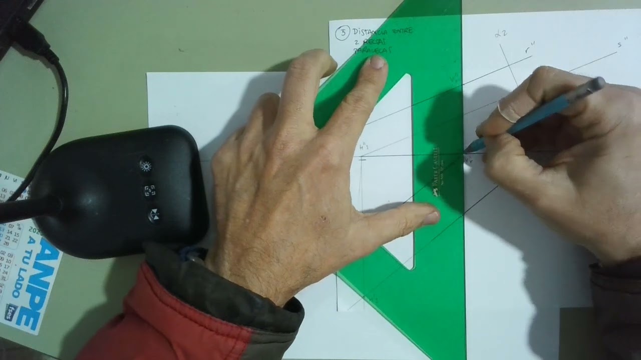 Distancias Diédrico 5: DISTANCIA ENTRE DOS RECTAS PARALELAS