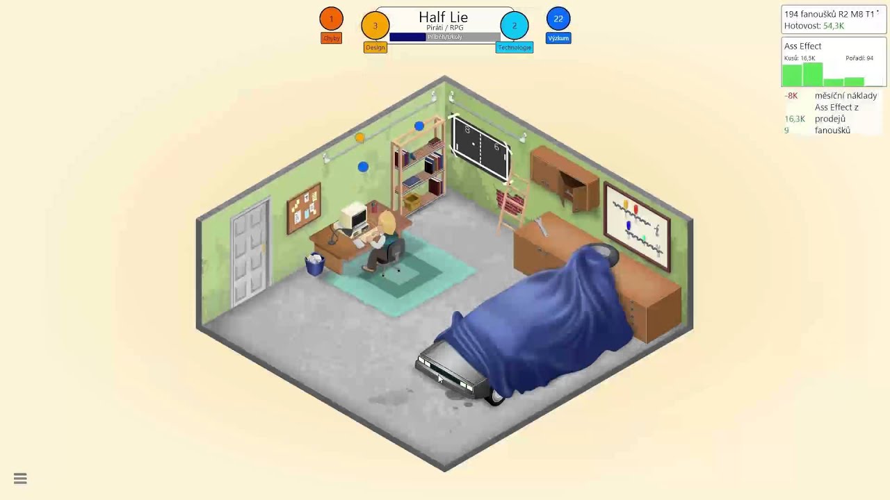 Game Dev Tycoon 1# - První úspěšné hry