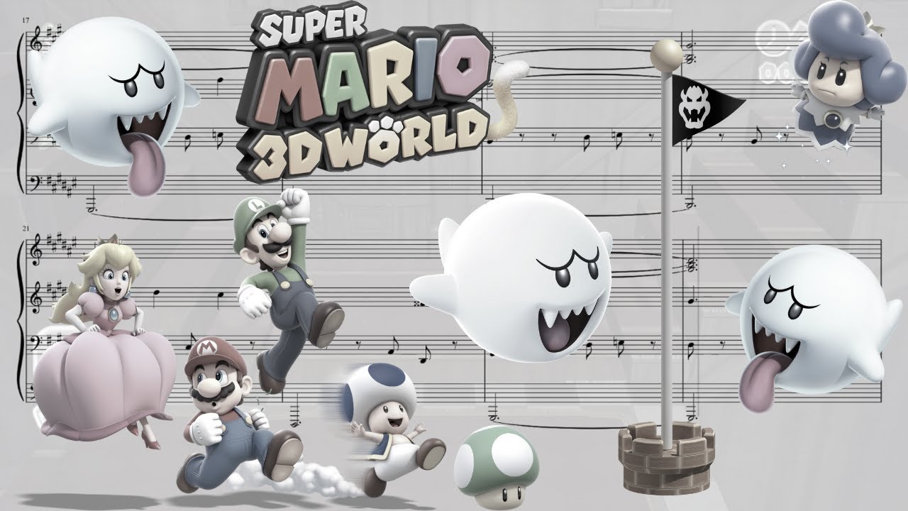 Super Mario 3D World - Shifty Boo Mansion [Piano Recreation]