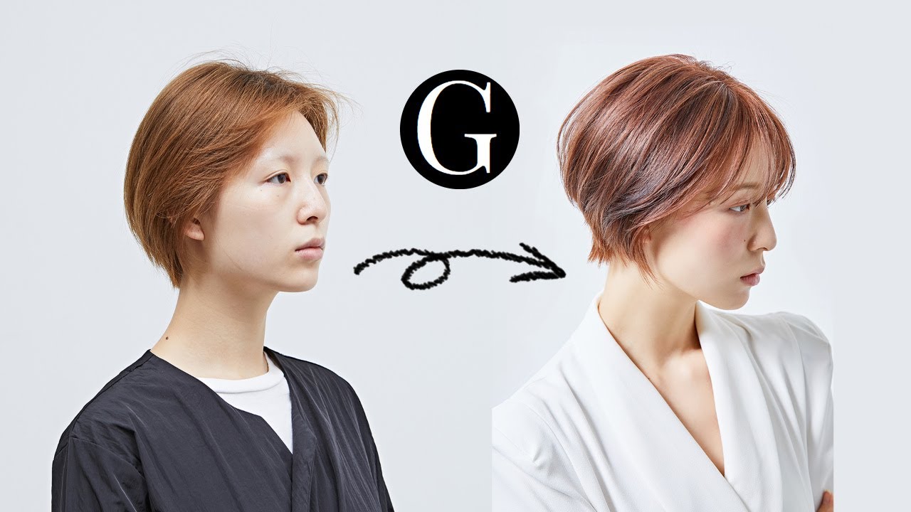 [그라피TV] 카이정헤어 카이정 원장의 디스커넥션 테크를 이용한 쇼트 커트  Korean woman's disconnection hairstyle cut technique