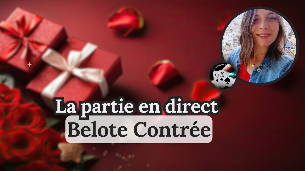 une partie de contrée aux coudes à coudes! #belote #cartes #jeuenligne #strategie #gagner #apprendre