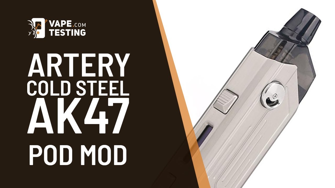 Artery Cold Steel AK47 pod mod: device with innovative e-liquid detection technology