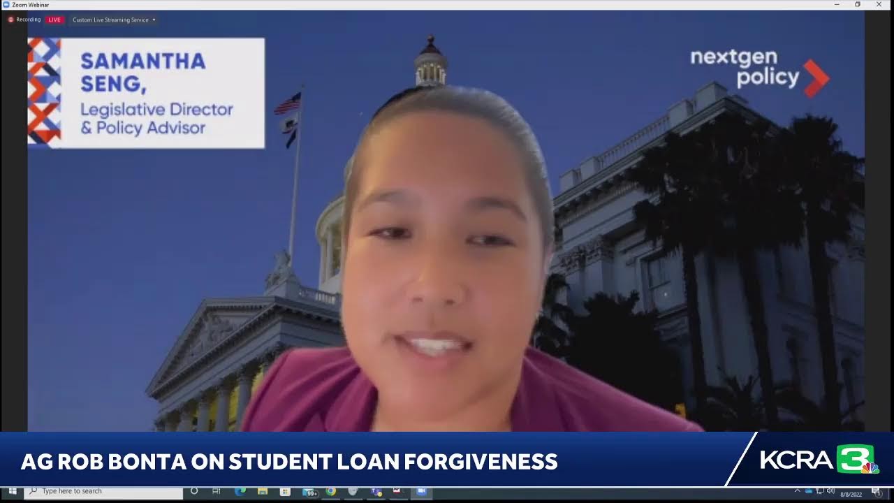 LIVE | Attorney General Rob Bonta and major nonprofits are launching a campaign about student loa&hellip;
