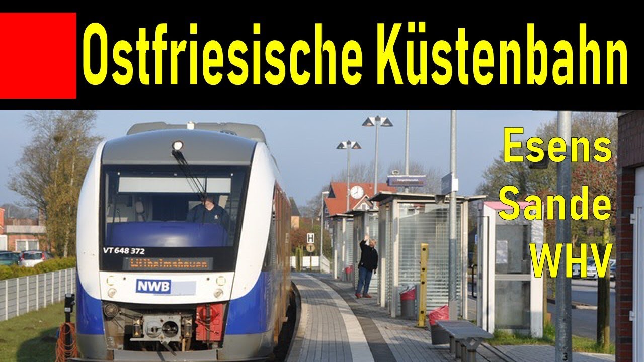 Mitfahrt Ostfriesische Küstenbahn + Jade-Bahn  Esens-Sande-Wilhelmshaven (10/2019)